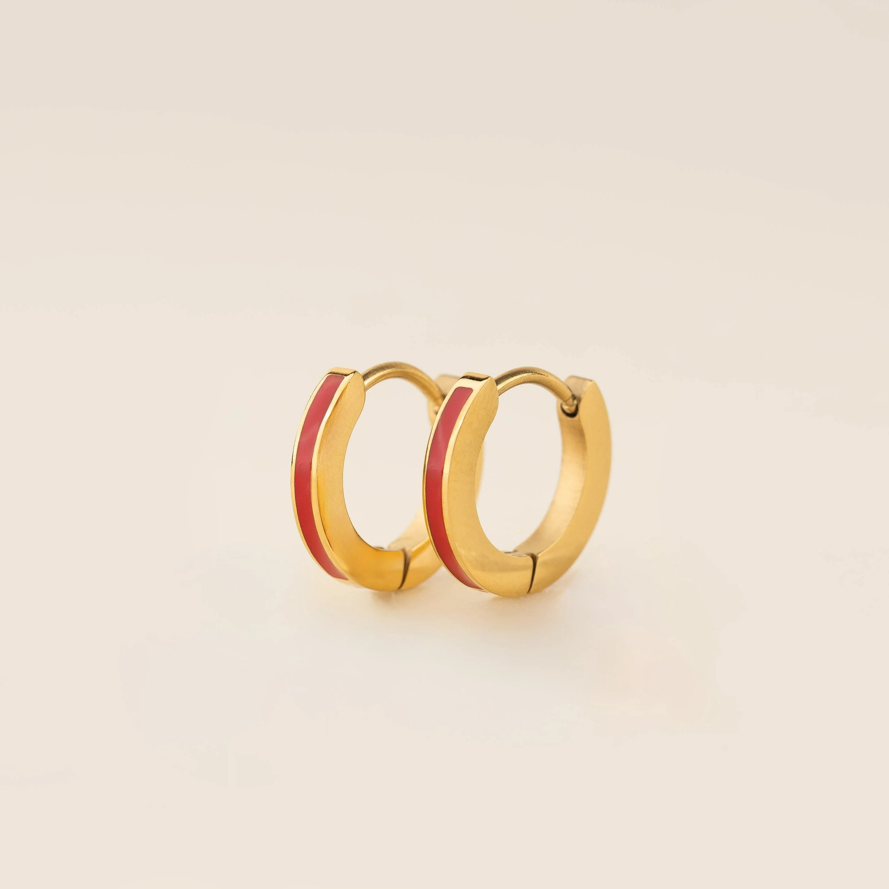 Color Huggie Hoop Earrings - Image 60