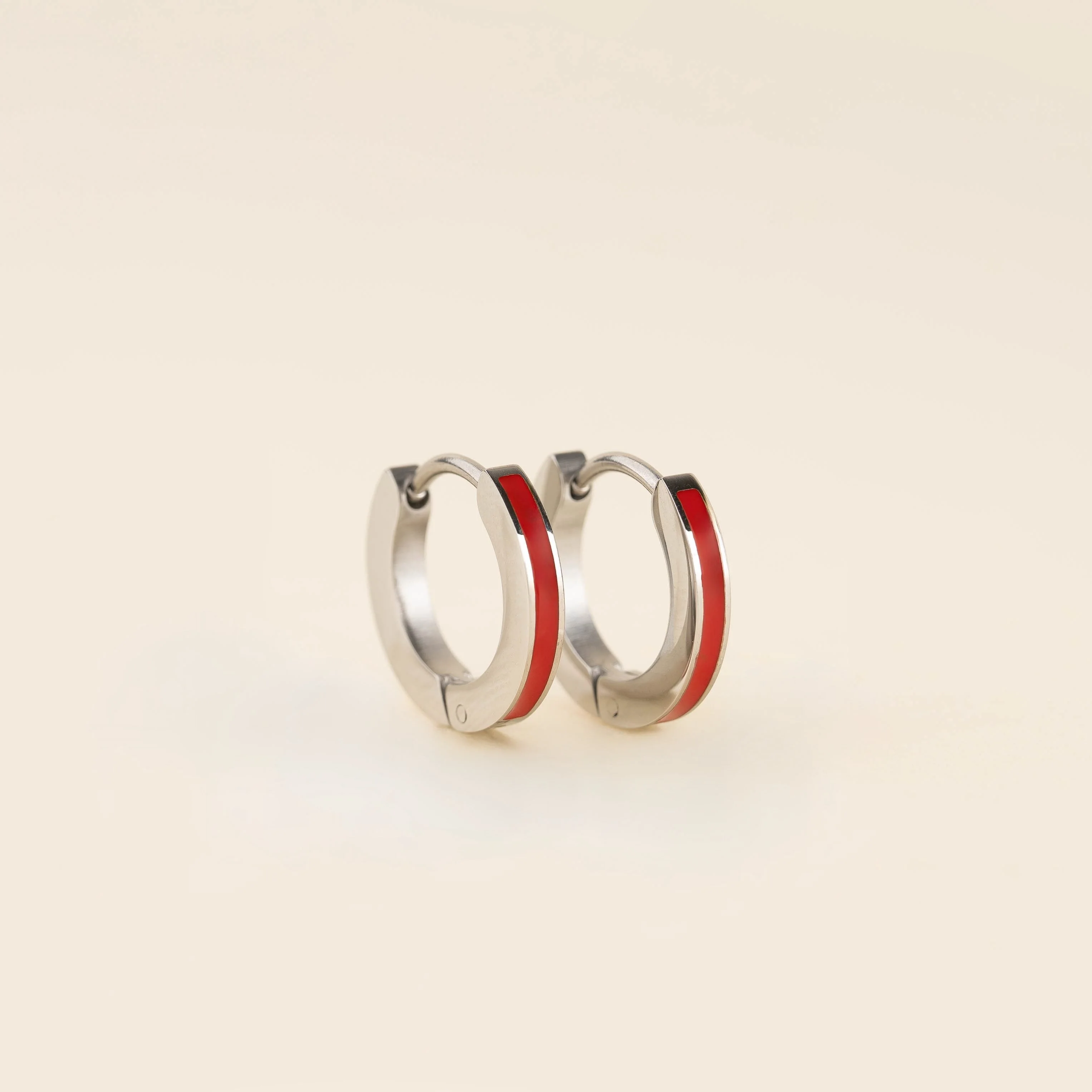 Color Huggie Hoop Earrings - Image 61