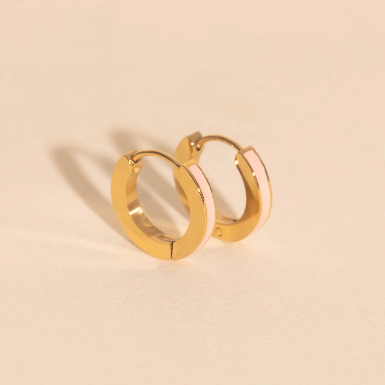 Color Huggie Hoop Earrings - Image 69