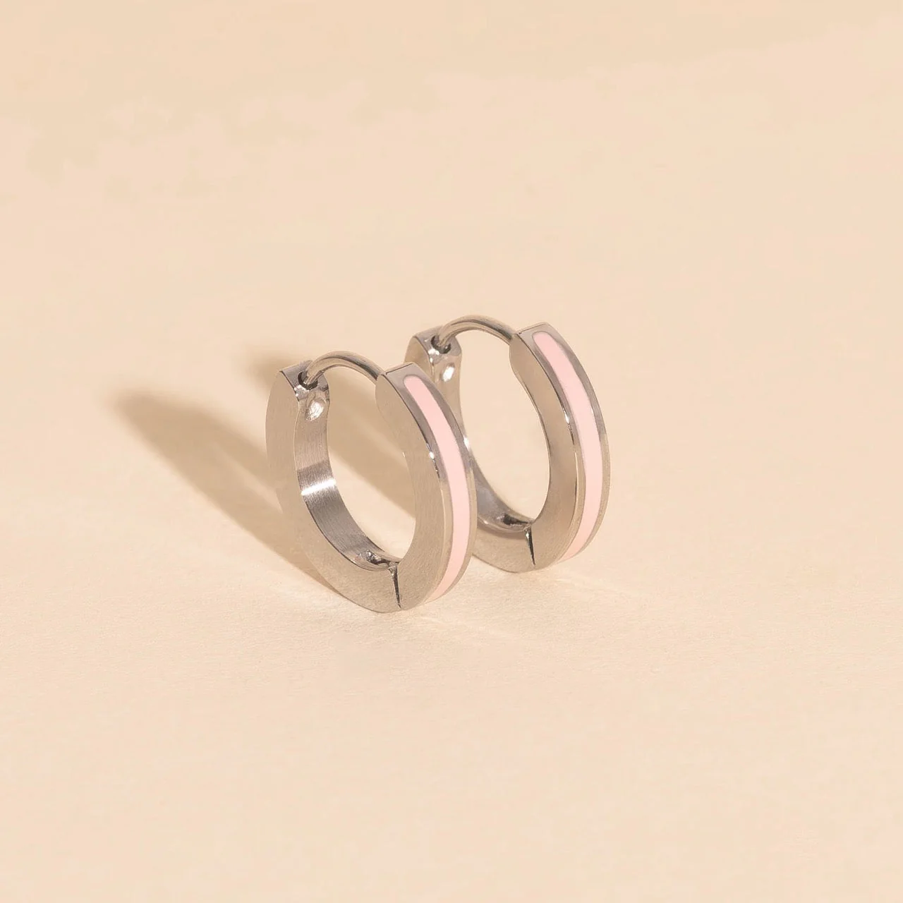 Color Huggie Hoop Earrings - Image 70