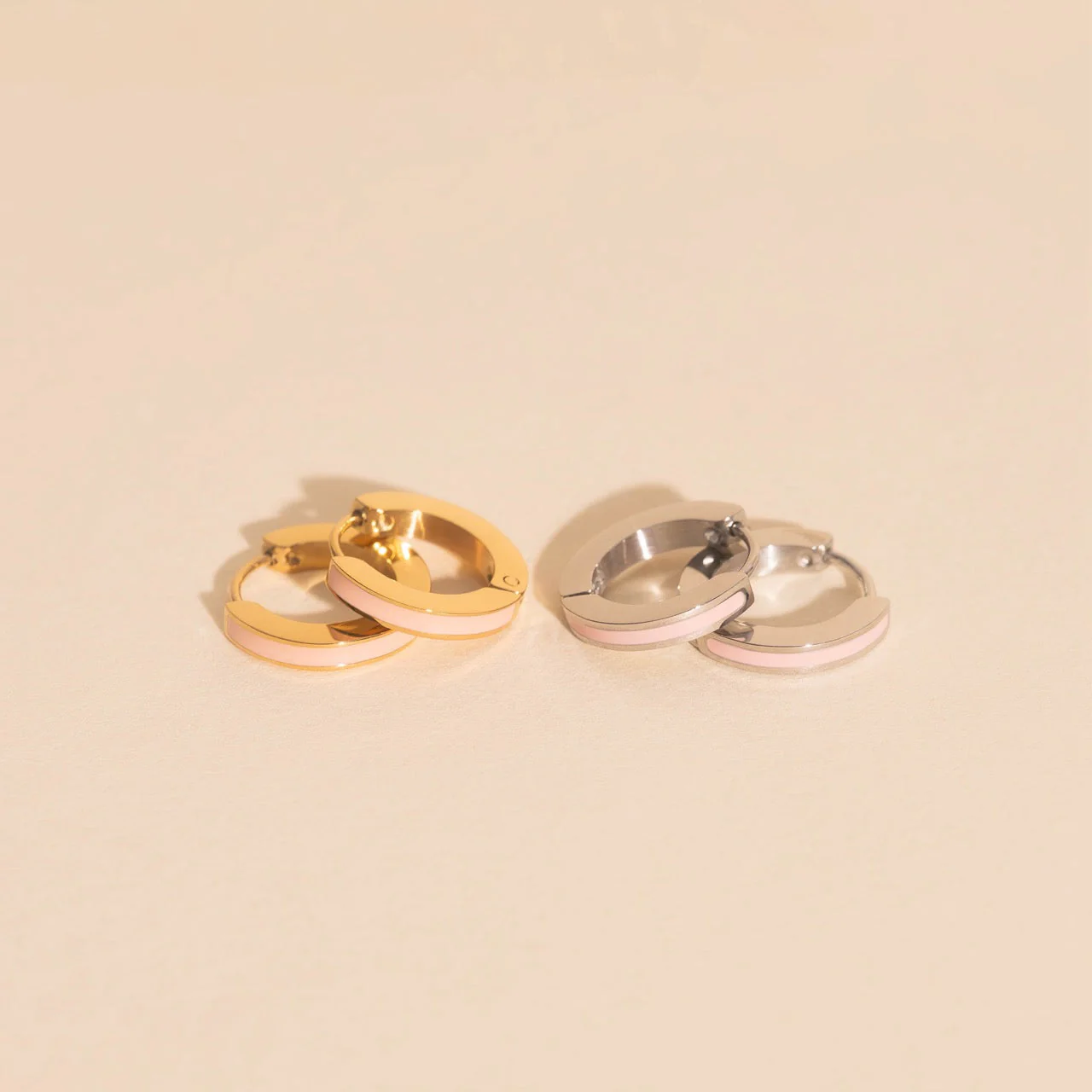 Color Huggie Hoop Earrings - Image 71