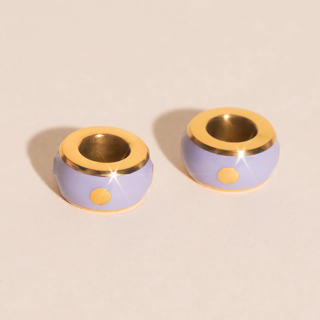 Color Pop Chunky Huggie Hoop Charms - Image 6