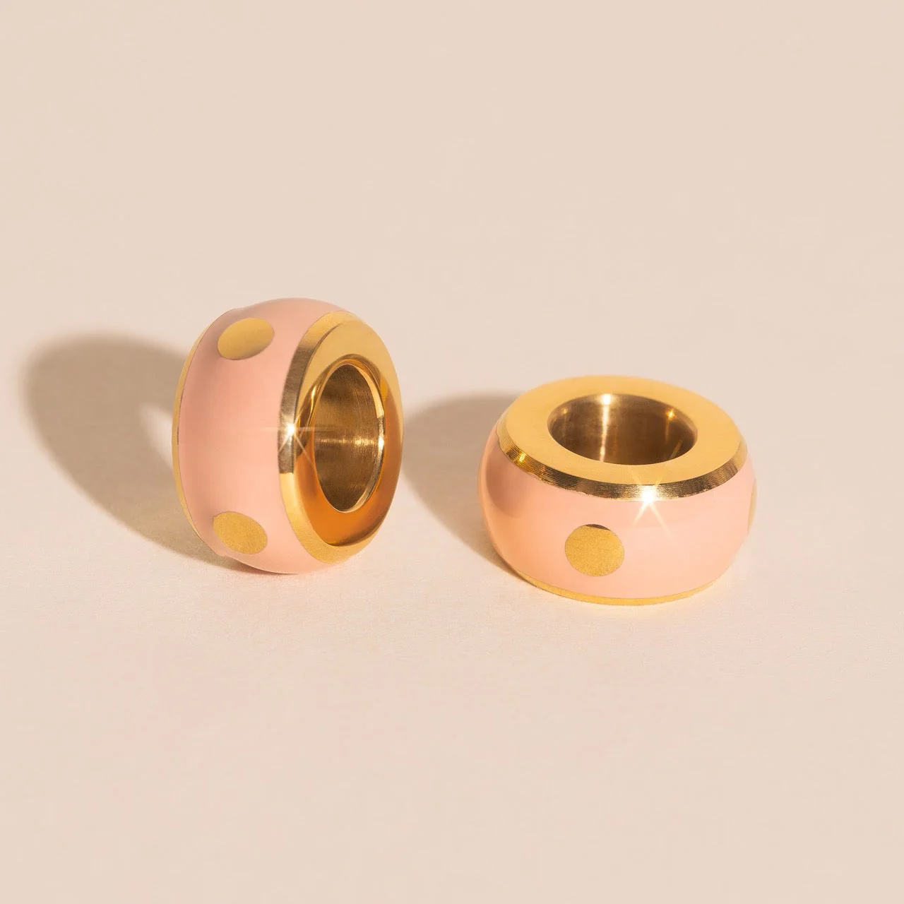 Color Pop Chunky Huggie Hoop Charms - Image 8