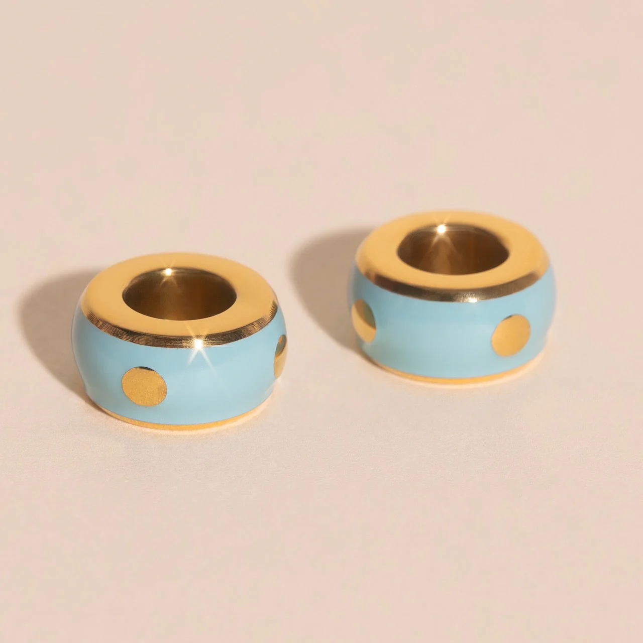 Color Pop Chunky Huggie Hoop Charms - Image 9