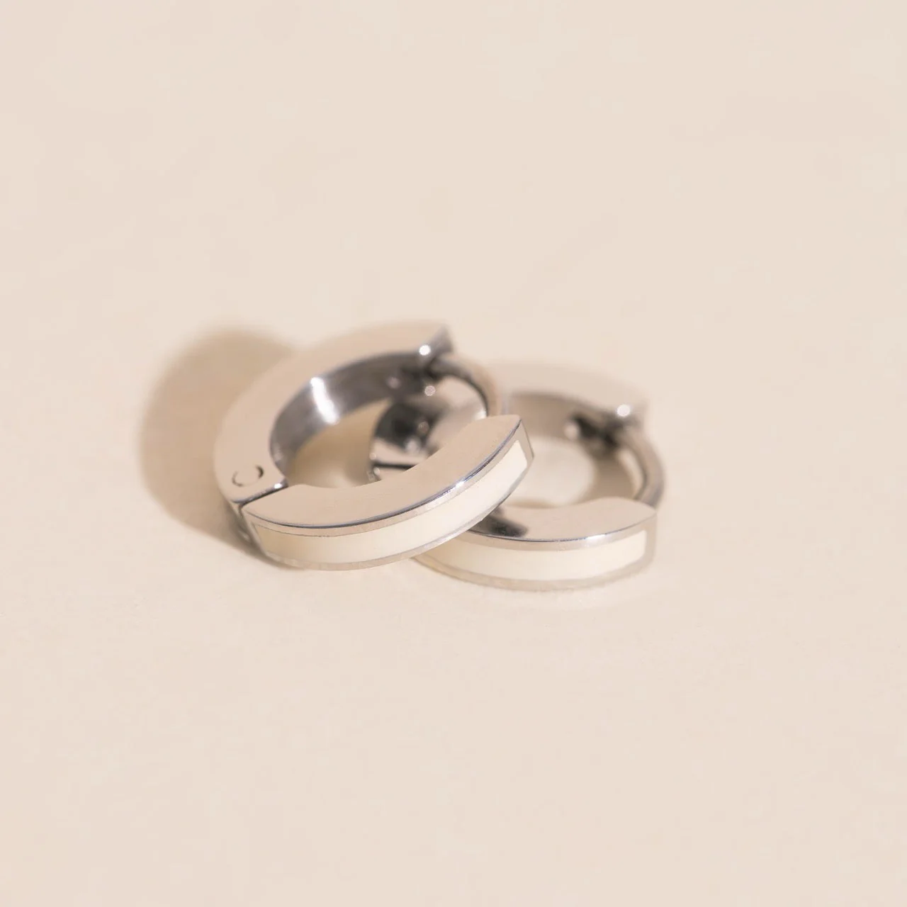Color Tiny Huggie Hoop Earrings - Image 17