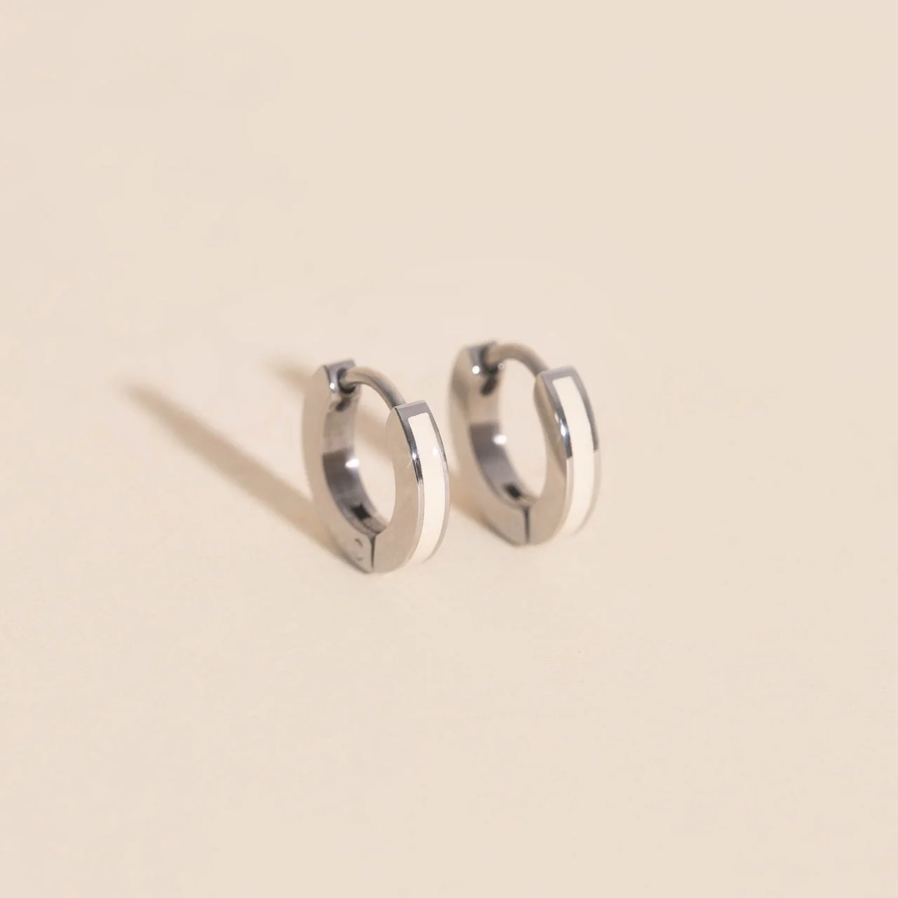 Color Tiny Huggie Hoop Earrings - Image 18