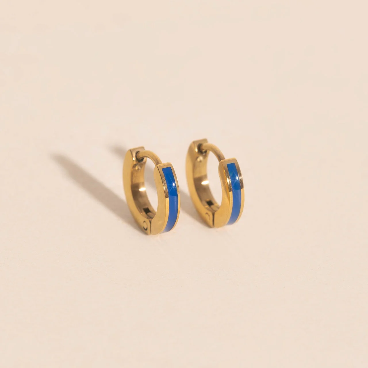 Color Tiny Huggie Hoop Earrings - Image 23