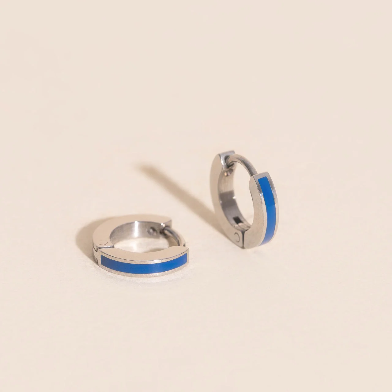 Color Tiny Huggie Hoop Earrings - Image 34