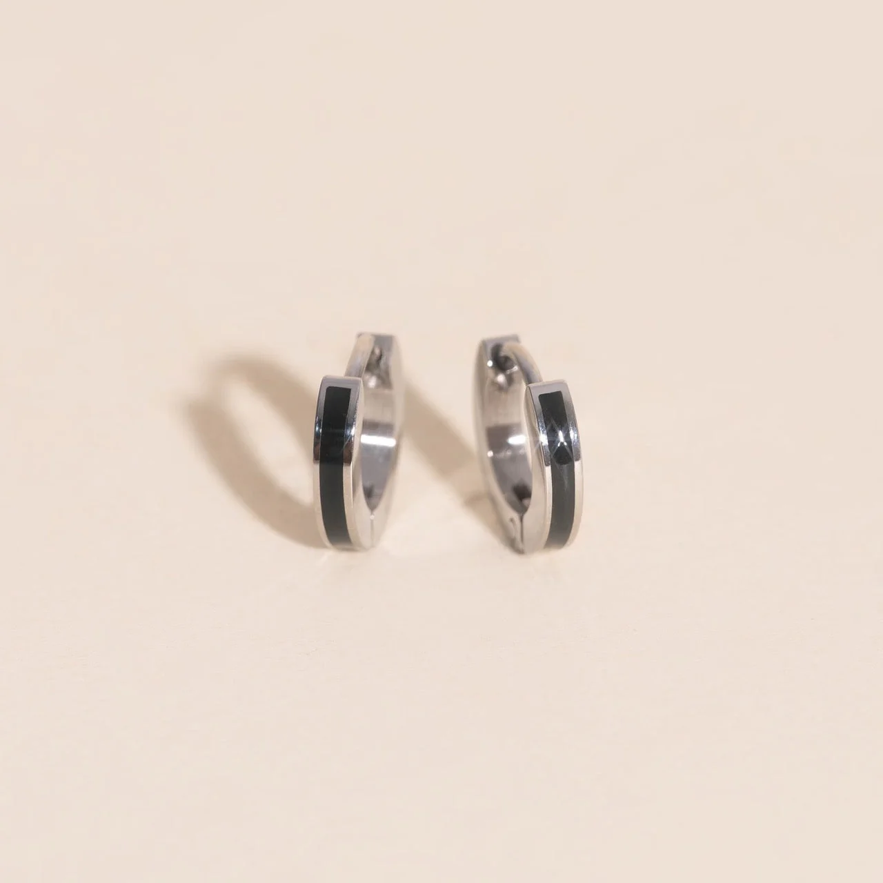 Color Tiny Huggie Hoop Earrings - Image 6