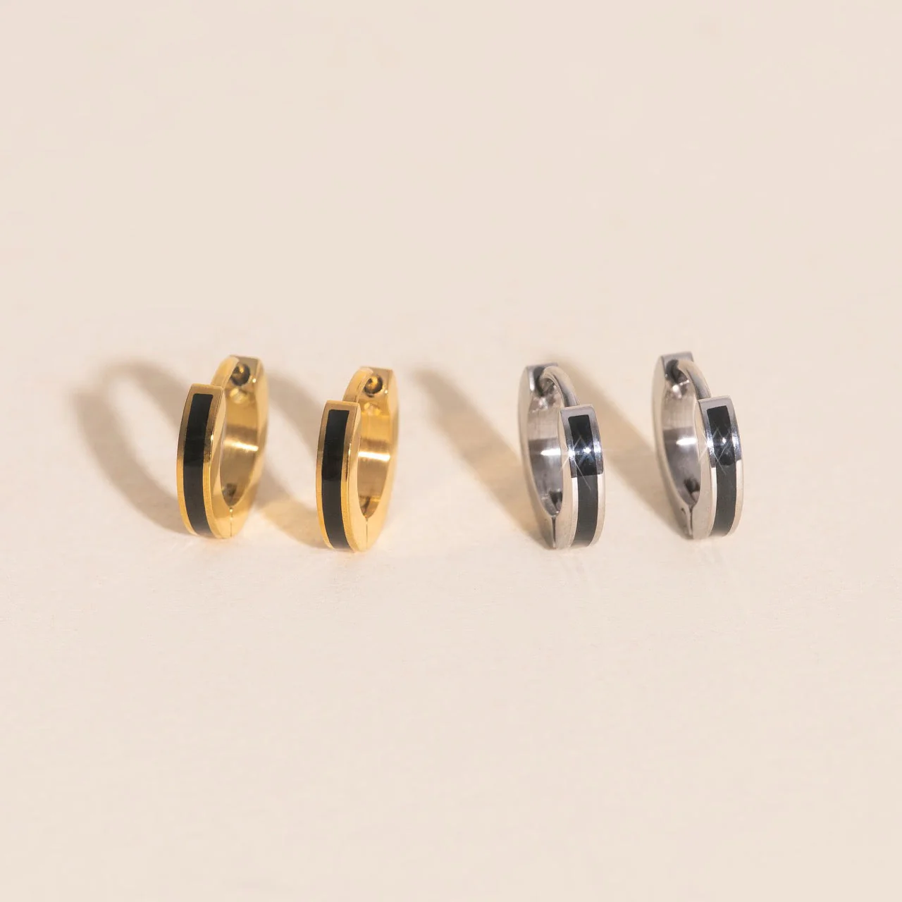 Color Tiny Huggie Hoop Earrings - Image 8