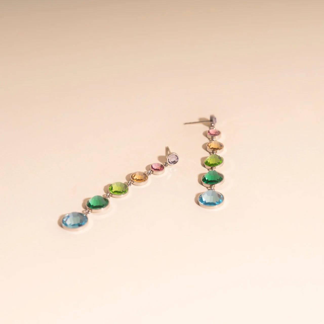 Colorfall Gem Stud Earrings - Image 9