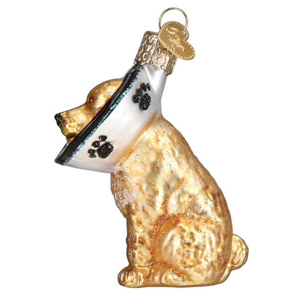 Cone Of Shame Dog Ornament - Image 2