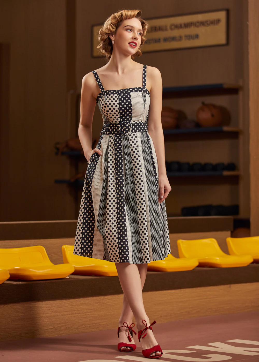 Center Court Sweetheart Dress - Image 3