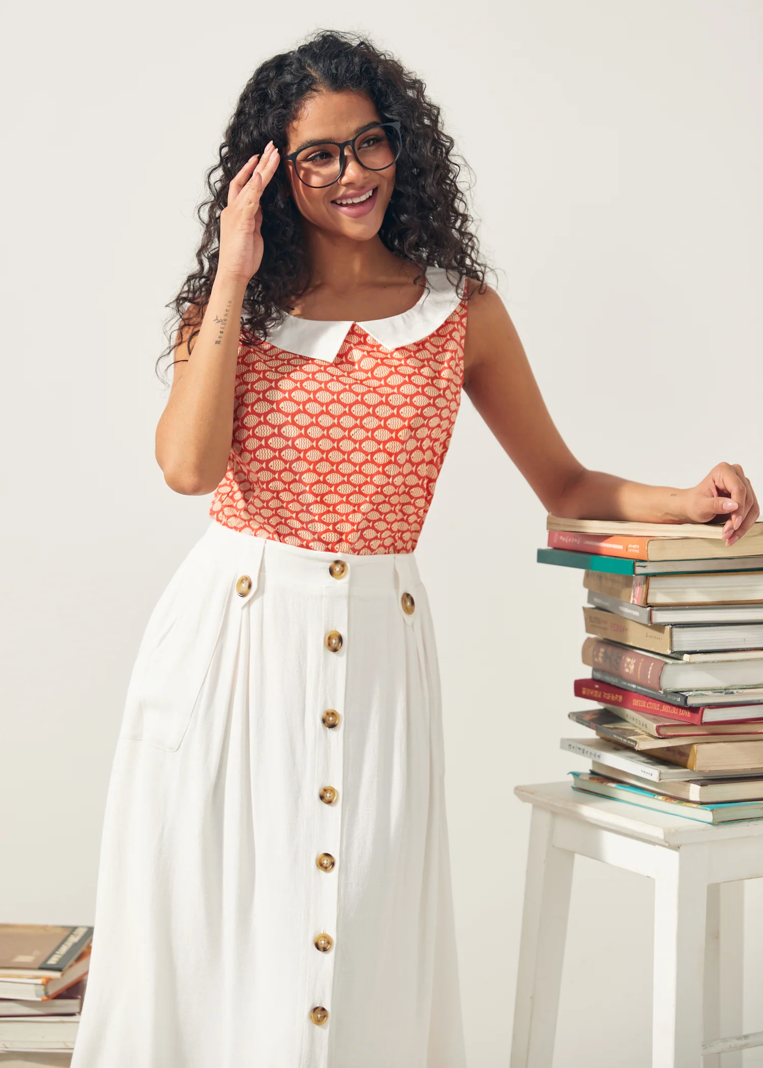 The Class Act Collar Top - Image 3