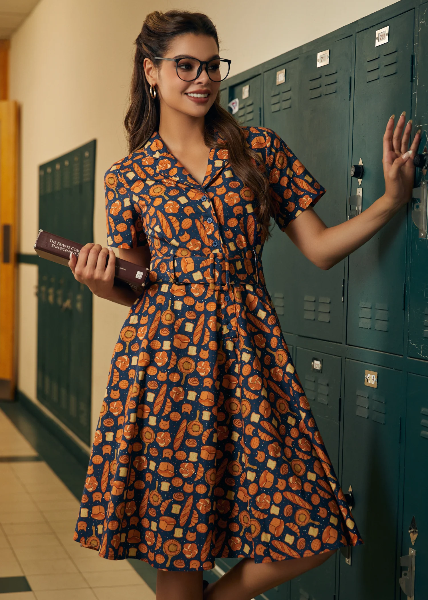 Rustic Elegance Casual Dress - Image 3