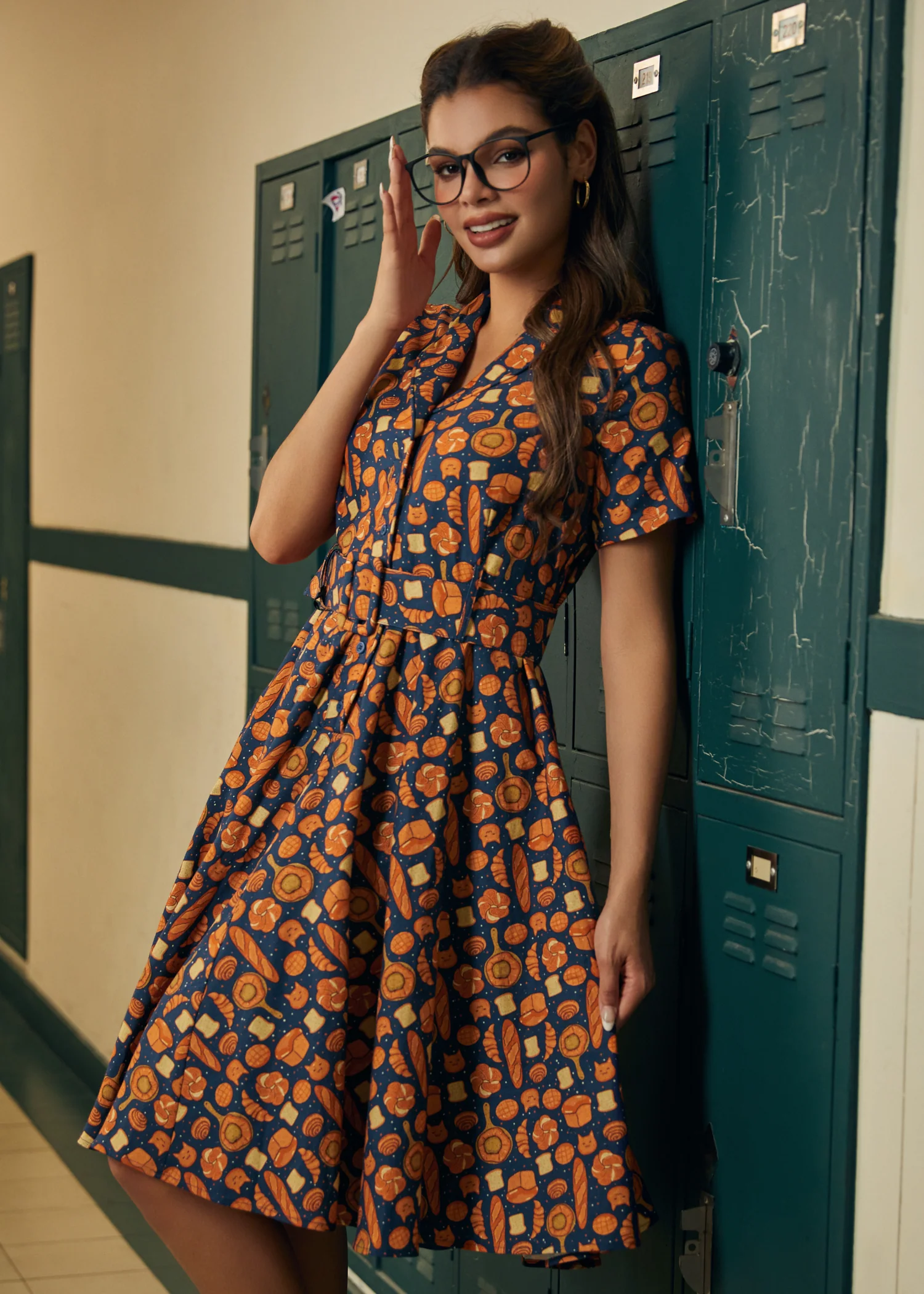 Rustic Elegance Casual Dress - Image 4