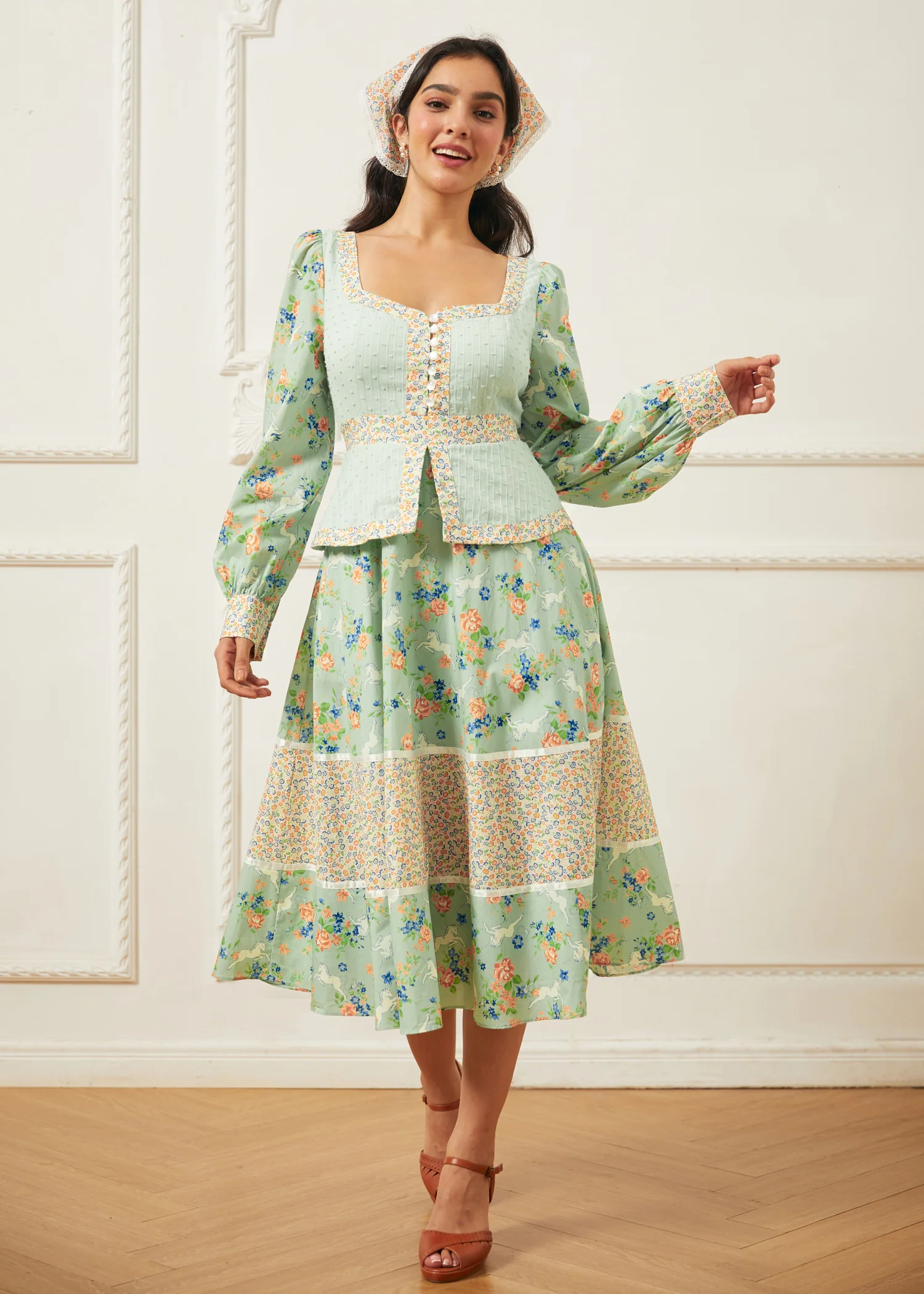 GUNNE SAX for ModCloth Lilly Corselette Midi Dress - Image 4