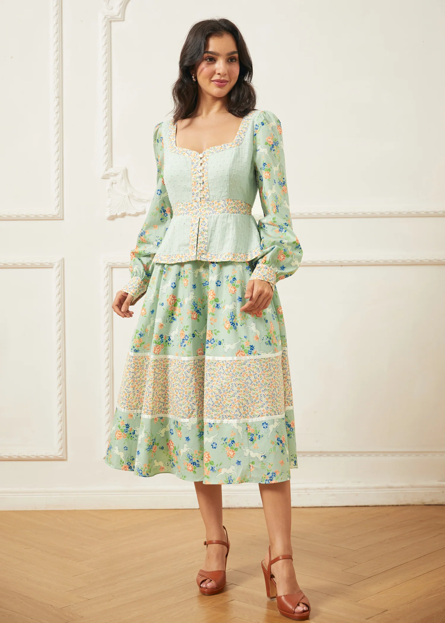 GUNNE SAX for ModCloth Lilly Corselette Midi Dress - Image 7