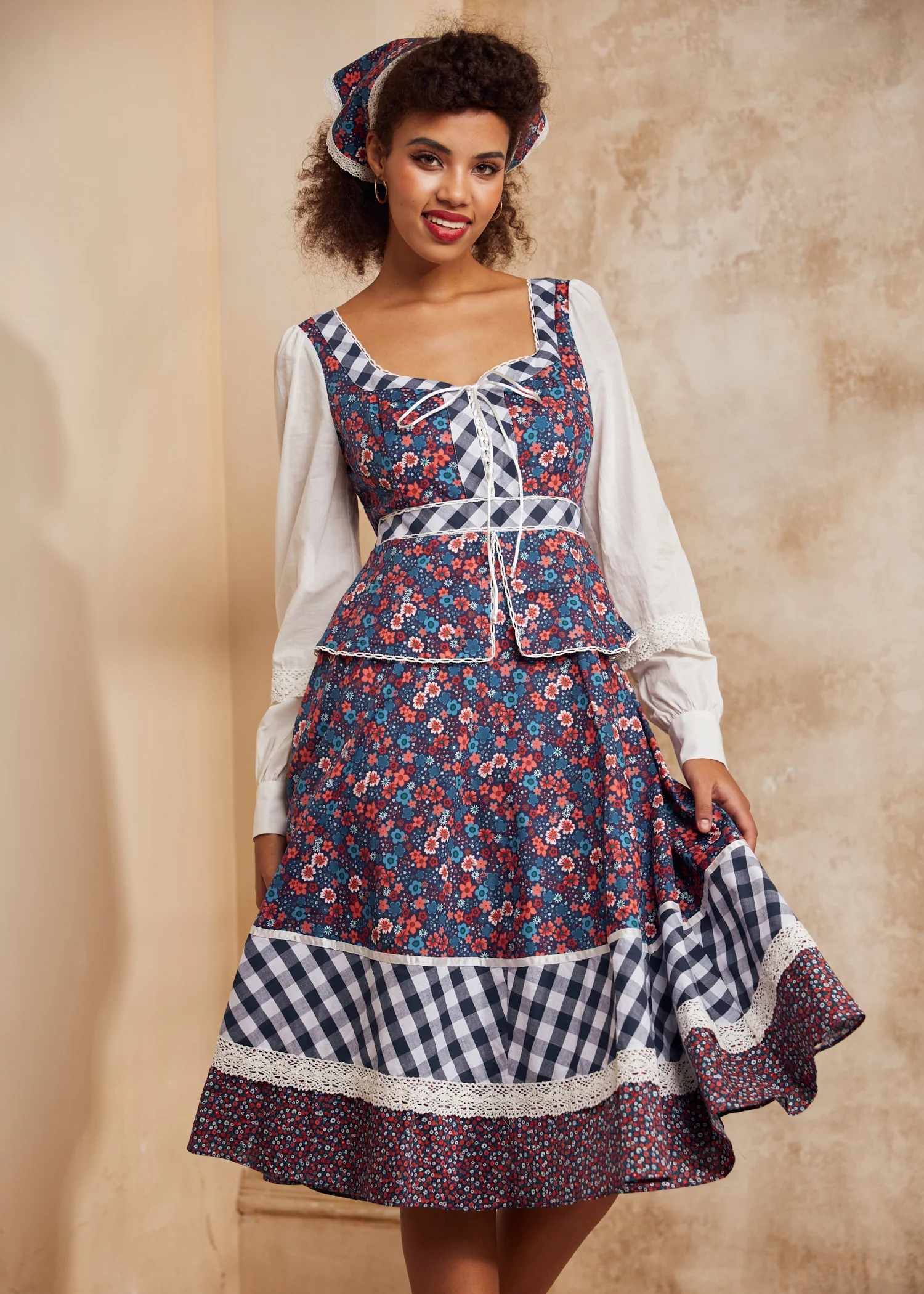 GUNNE SAX for ModCloth Camille Corset Midi Dress - Image 3