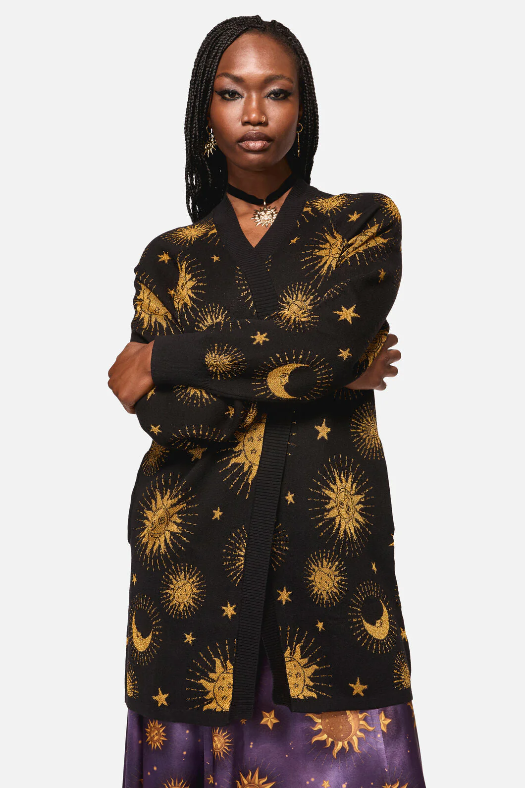 Cosmic Light Goth Cardigan - Image 6