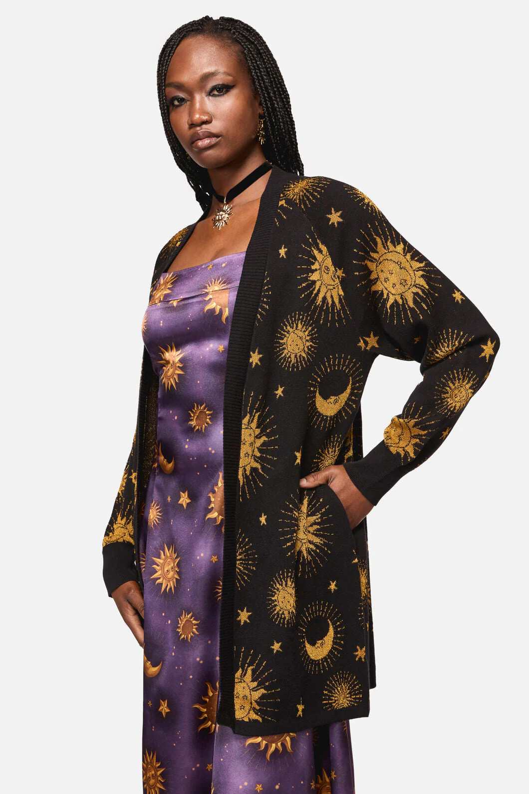 Cosmic Light Goth Cardigan - Image 7