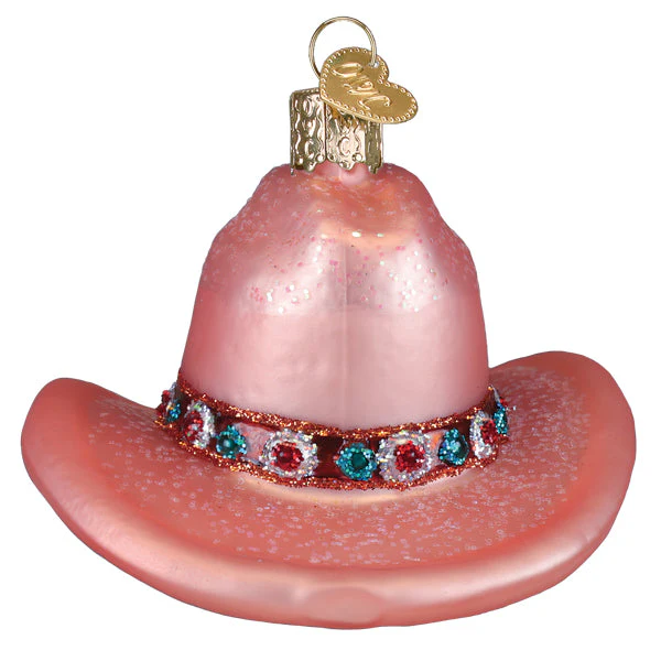 Cowgirl Hat Ornament - Image 3