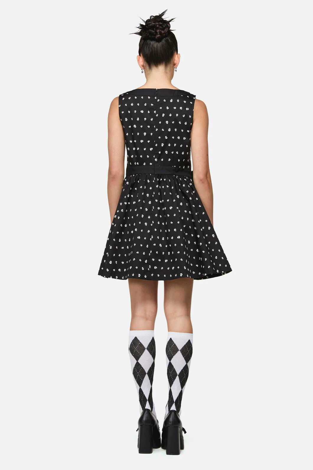 Cranium Goth Mini Dress - Image 5