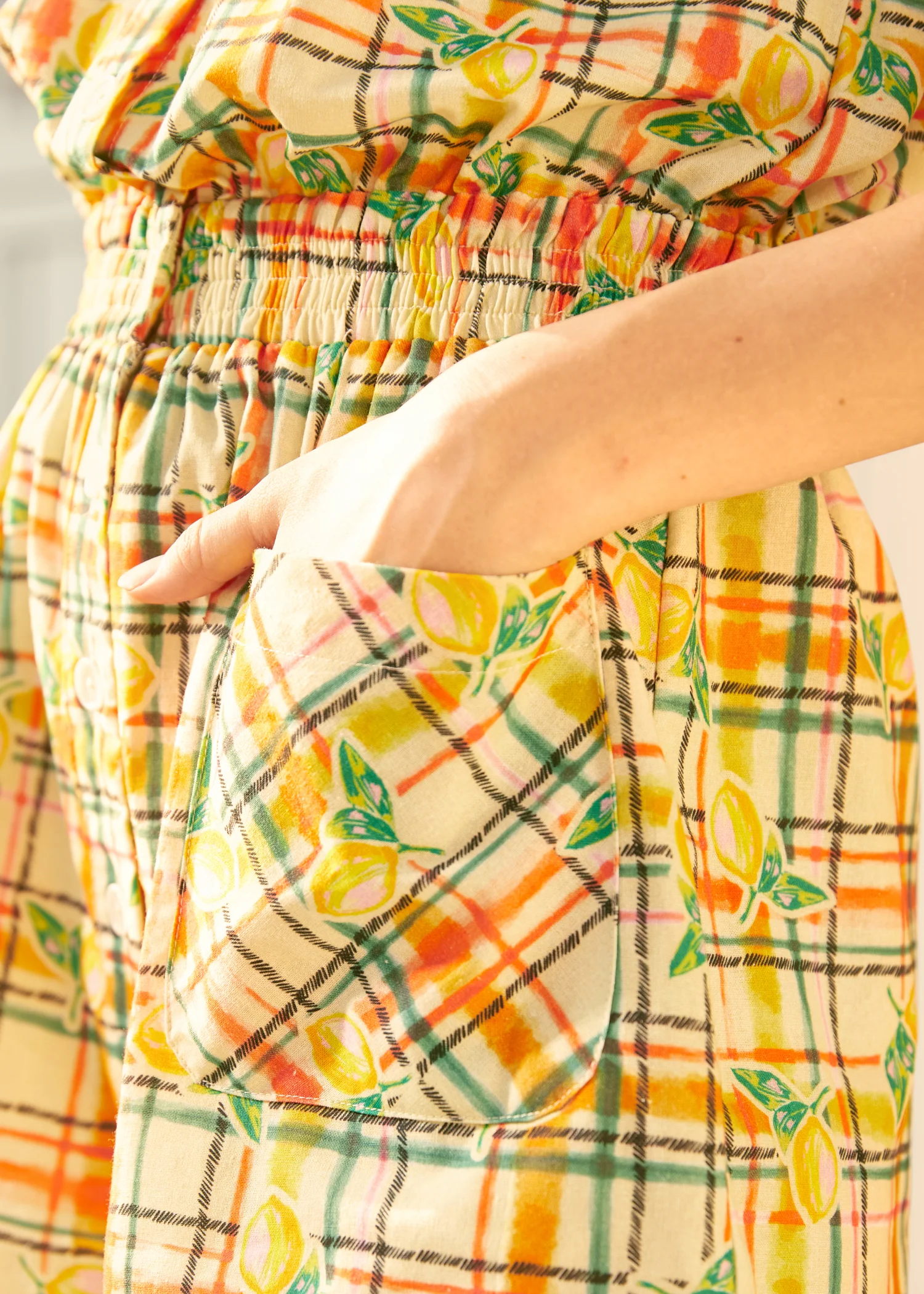 Buttoned Up & Out Romper - Image 2