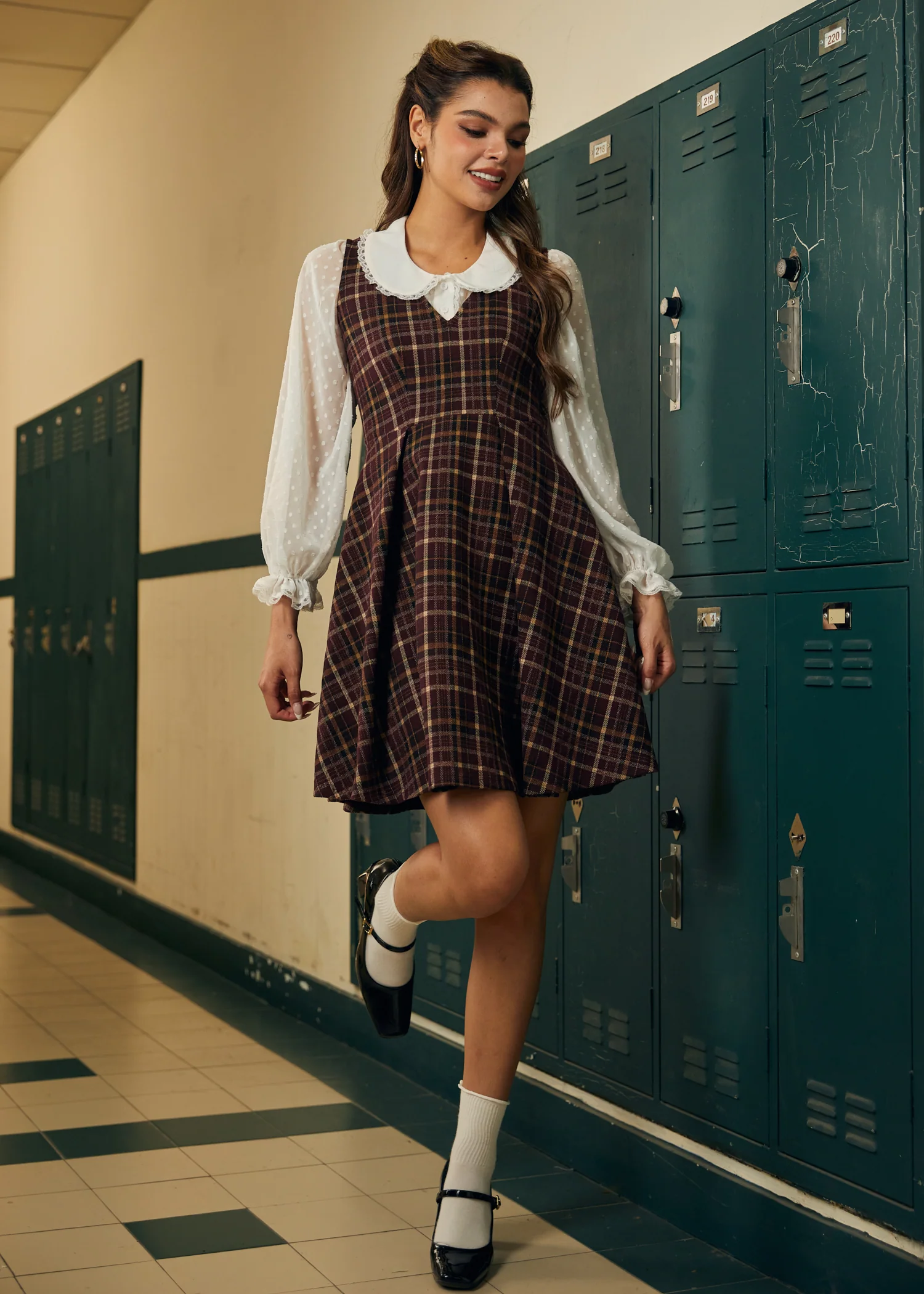 Cute as a Nutmeg Fit & Flare Dress - Image 3