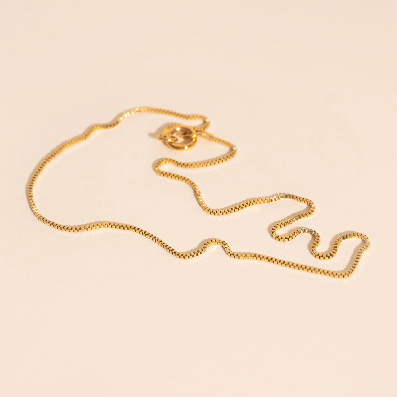 Dainty Box Chain Necklace (20") - Image 5