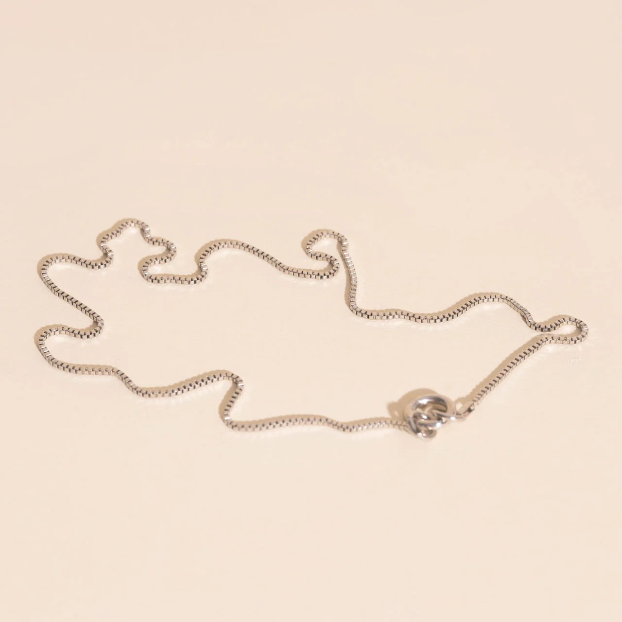 Dainty Box Chain Necklace (20") - Image 7
