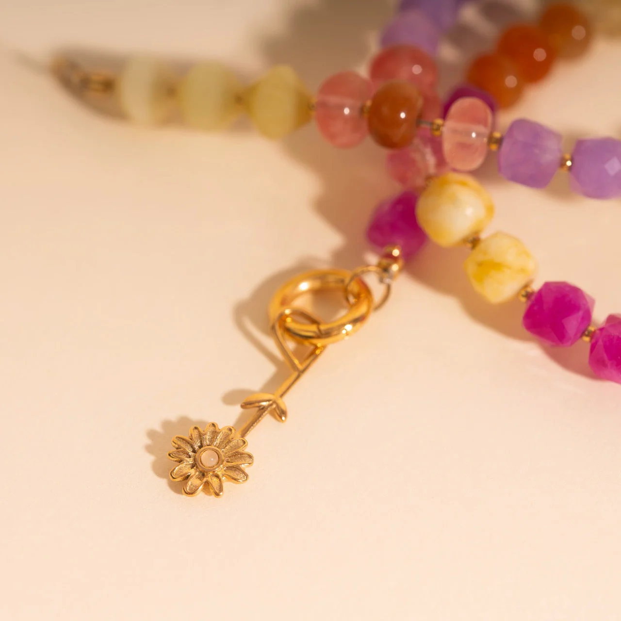 Dainty Daisy Necklace Charm - Image 6