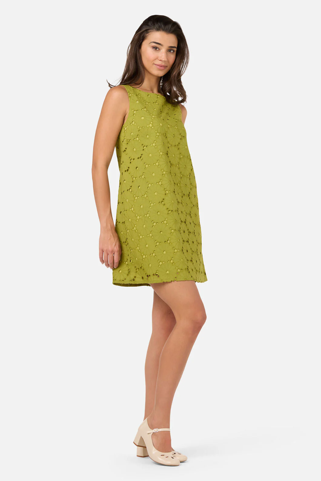Daisy Broiderie Shift Dress - Image 12