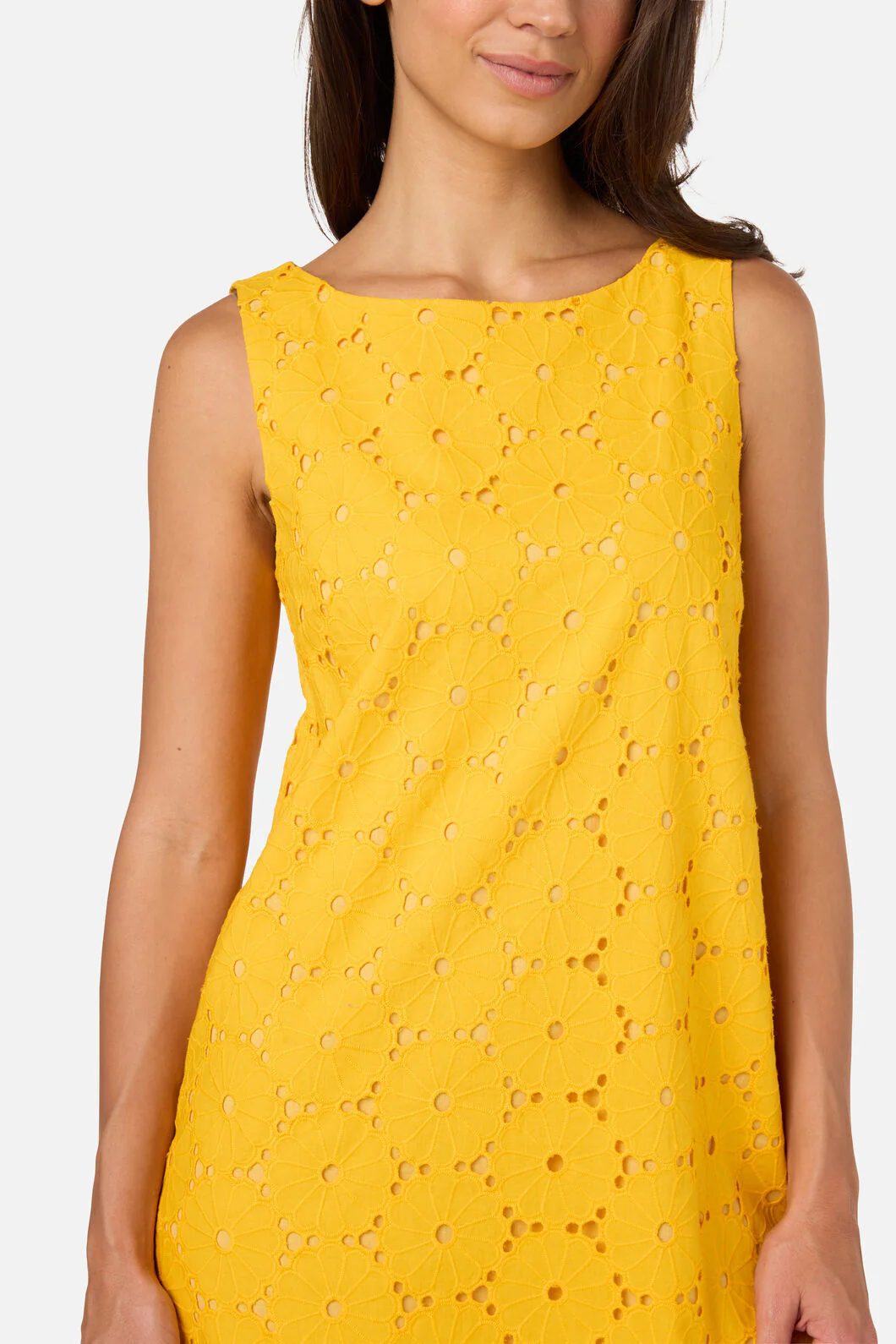 Daisy Broiderie Shift Dress - Image 2