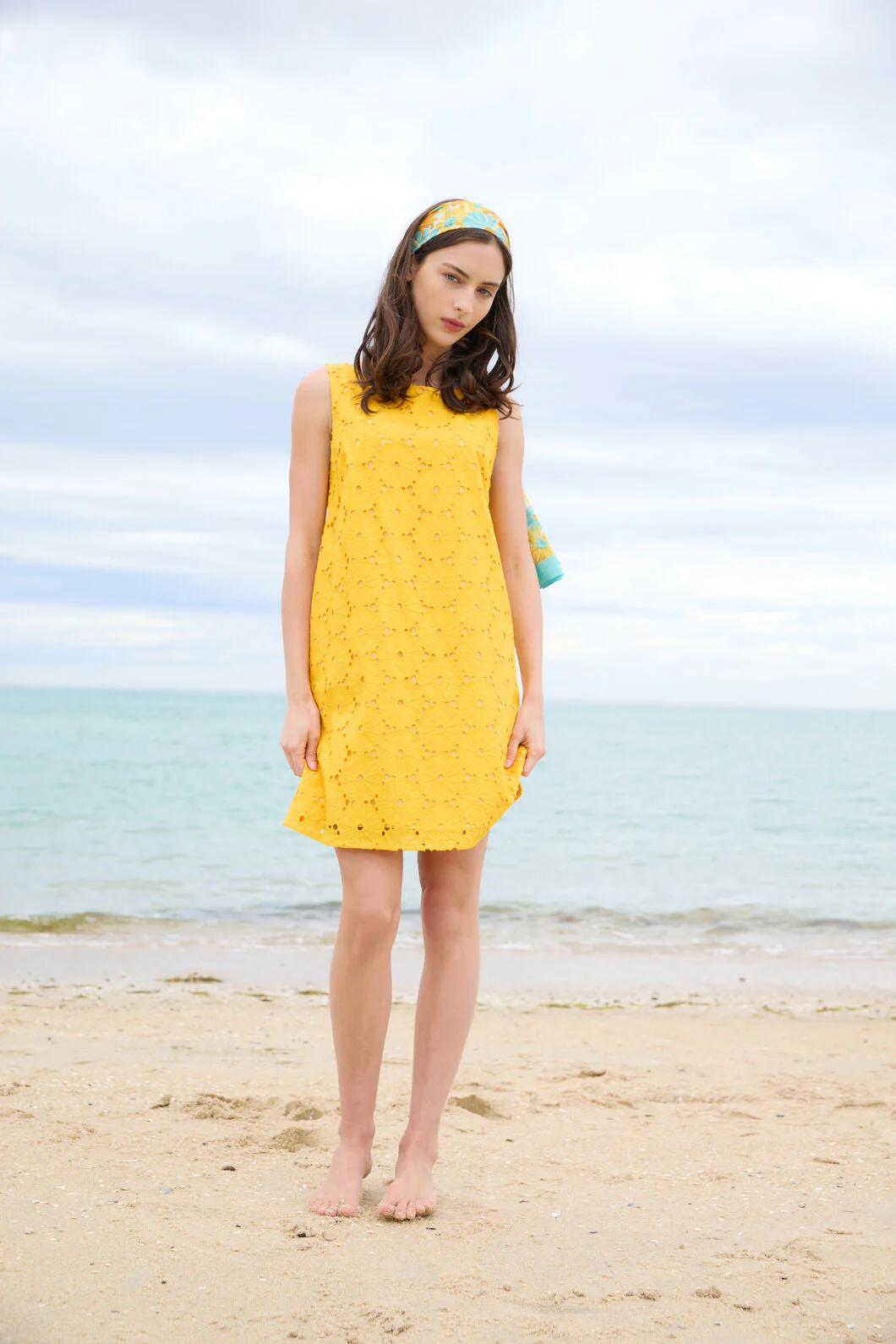 Daisy Broiderie Shift Dress - Image 4