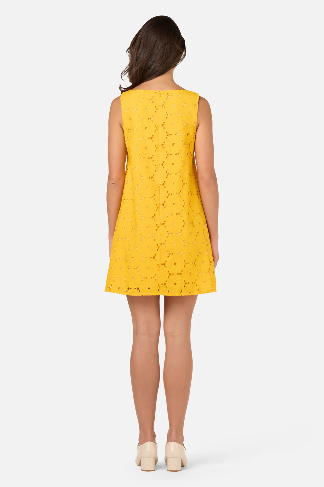 Daisy Broiderie Shift Dress - Image 9