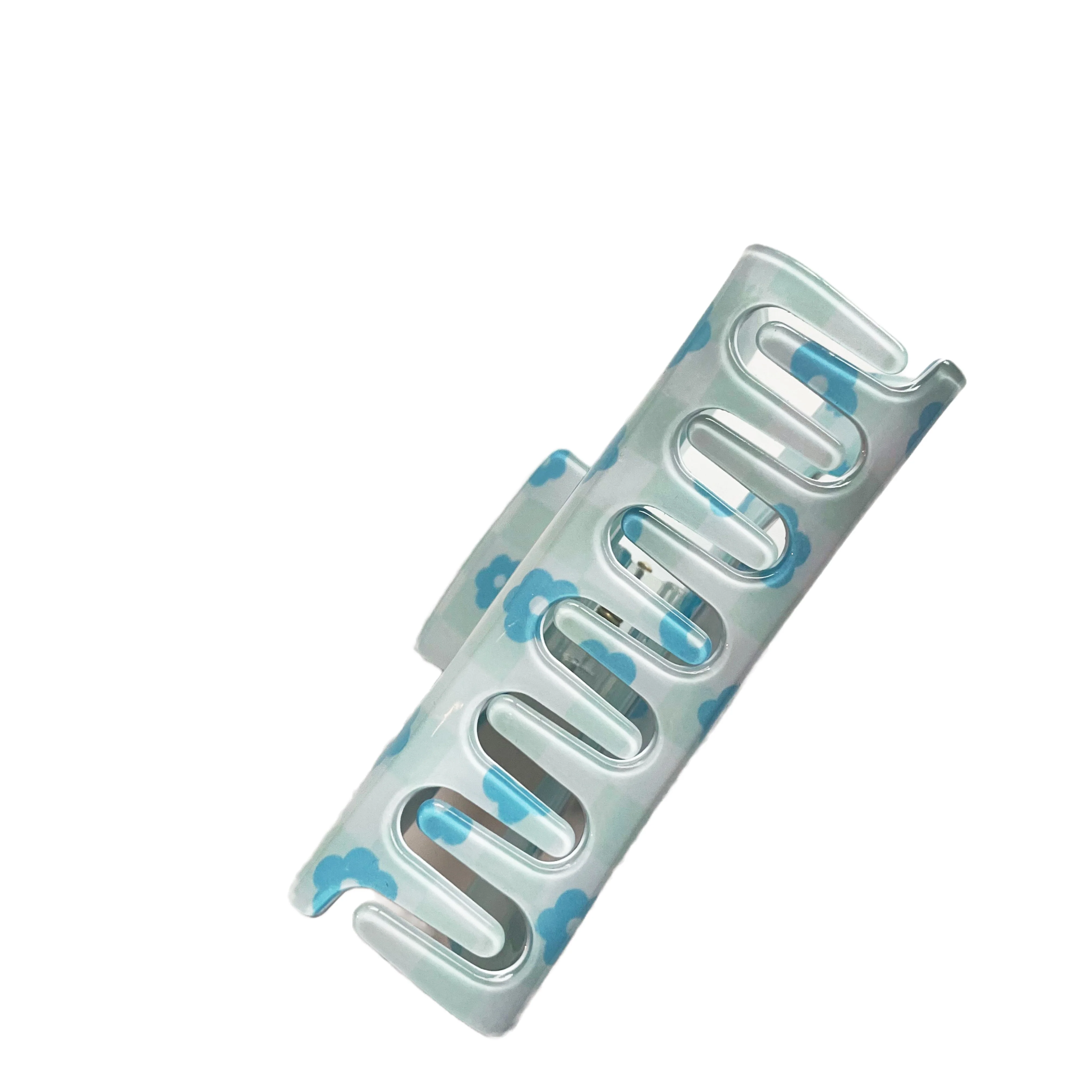 Daisy Checkered Claw Hair Clip - Image 7