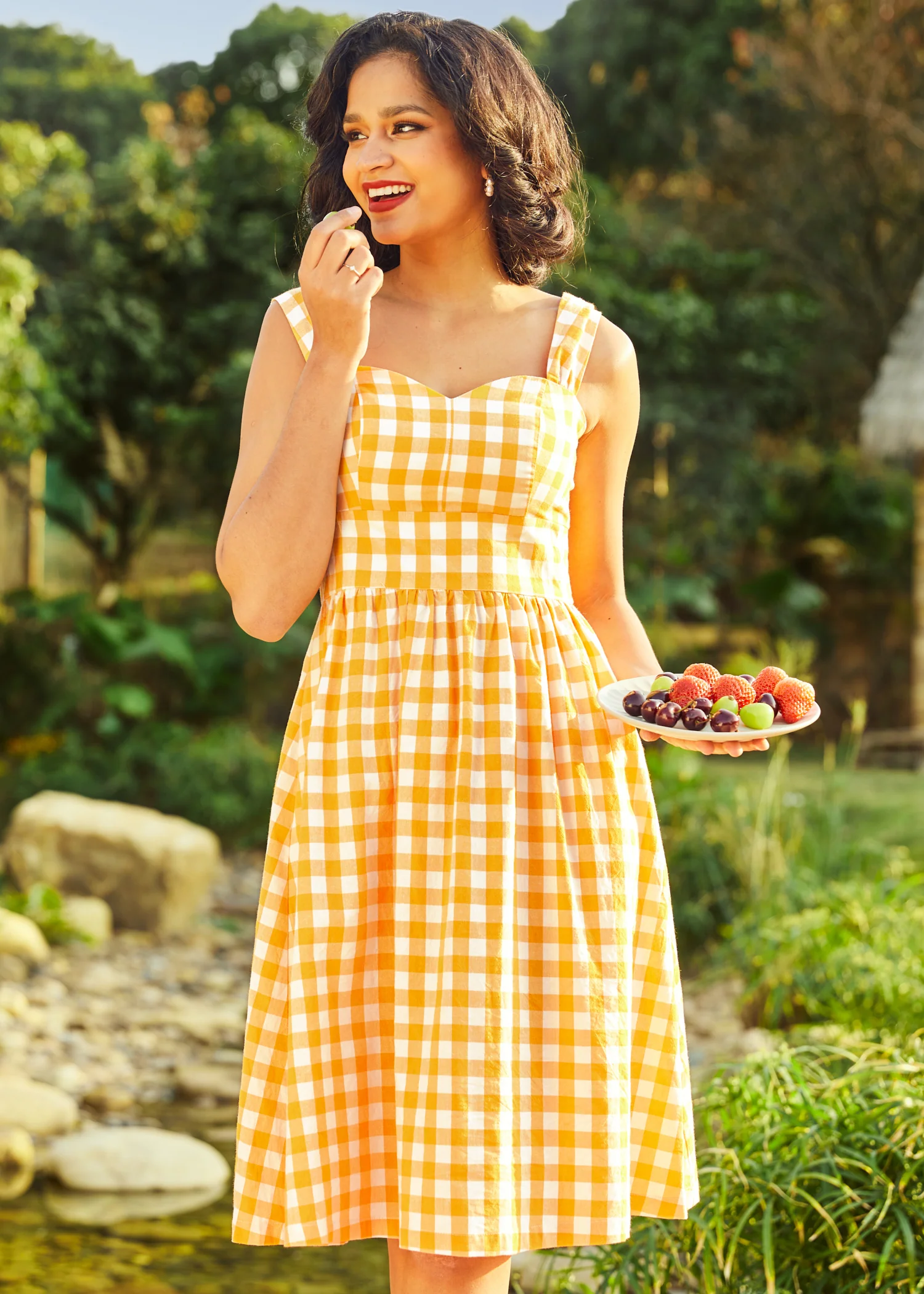 Dance Beneath the Sunrays Fairytale Midi Dress - Image 4