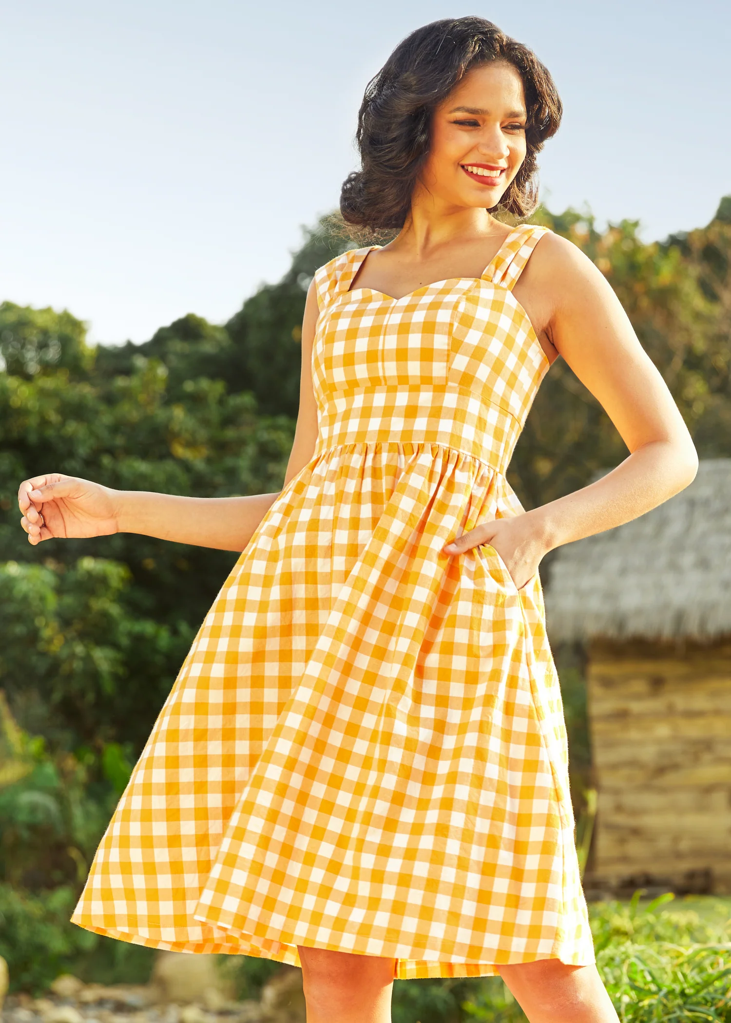 Dance Beneath the Sunrays Fairytale Midi Dress - Image 5