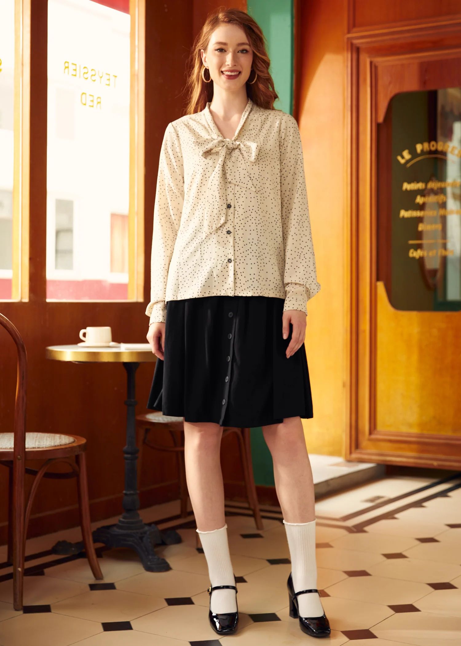 Dancing 'Till Dawn Bow Blouse - Image 3