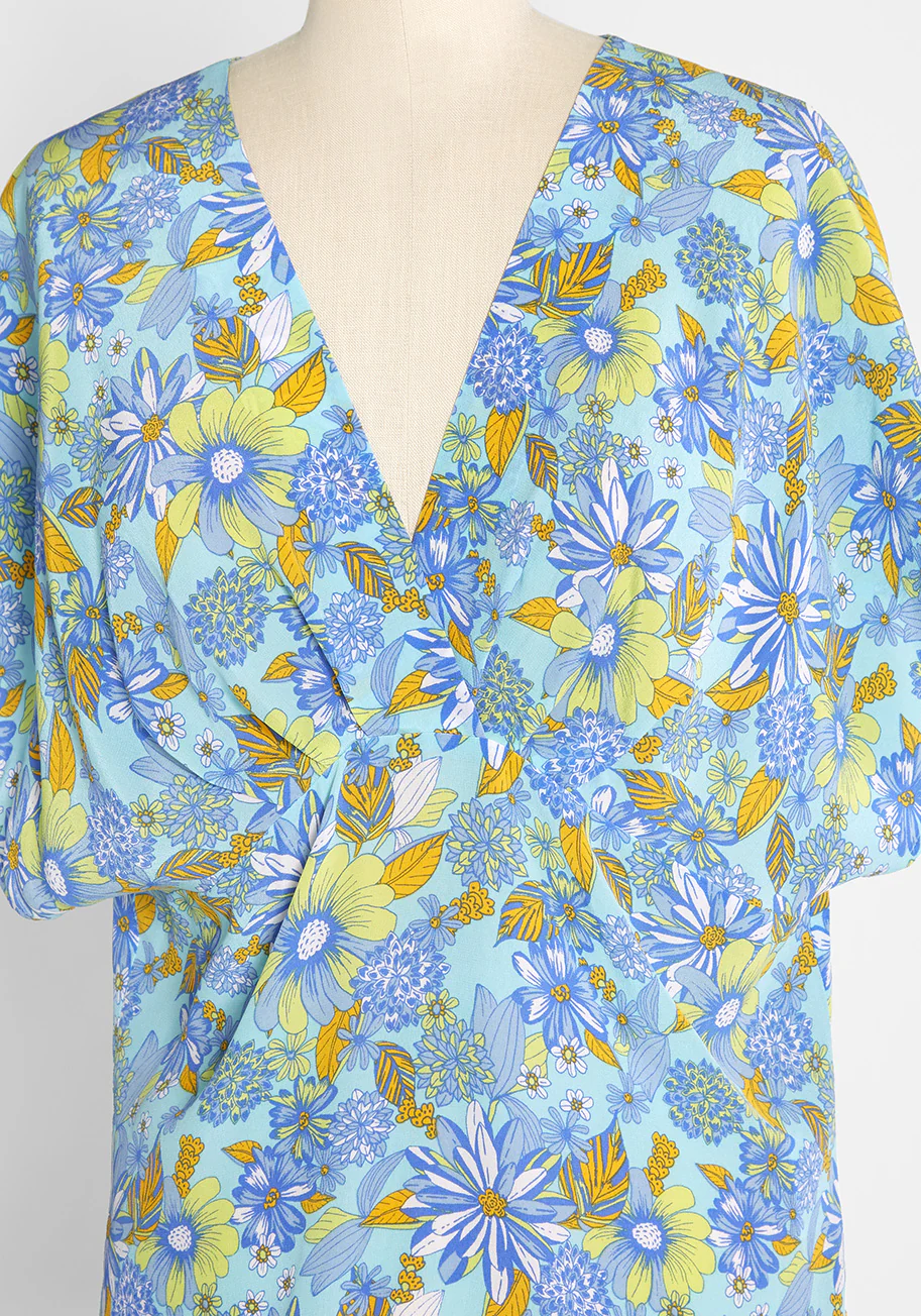 Day Vibe Doll Silk Dolman Top (Final Sale) - Image 3