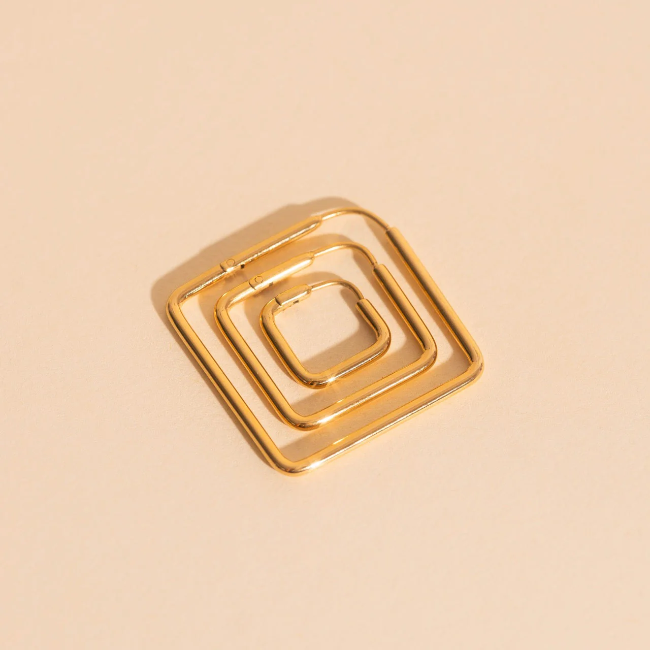Diamond Rounded Huggie Hoop Earrings - Image 13