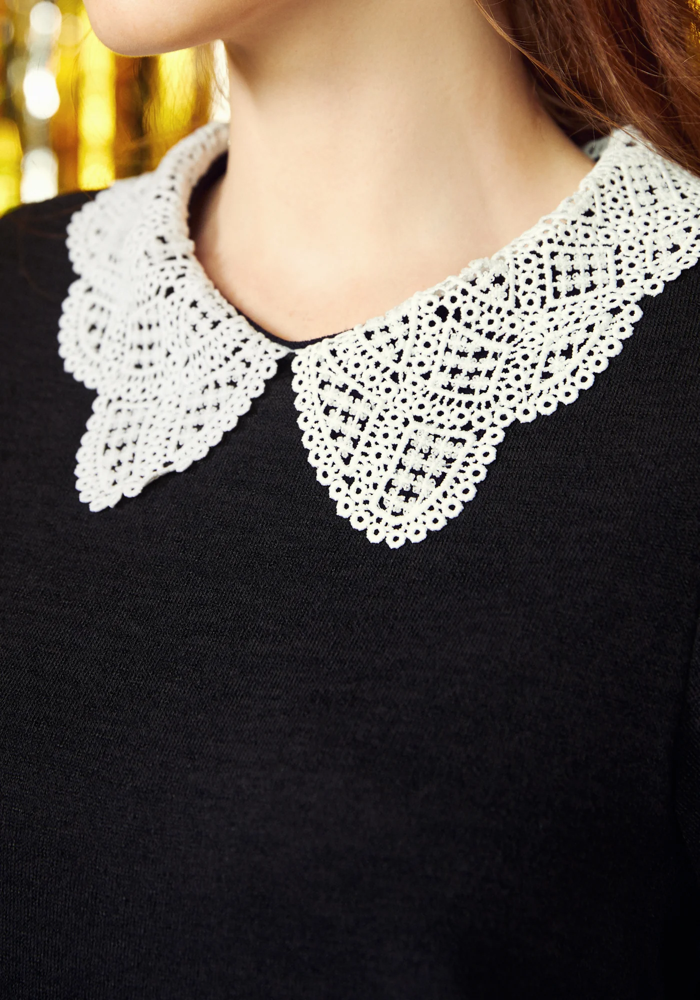 Diner Delight Peter Pan Collar Top - Image 2
