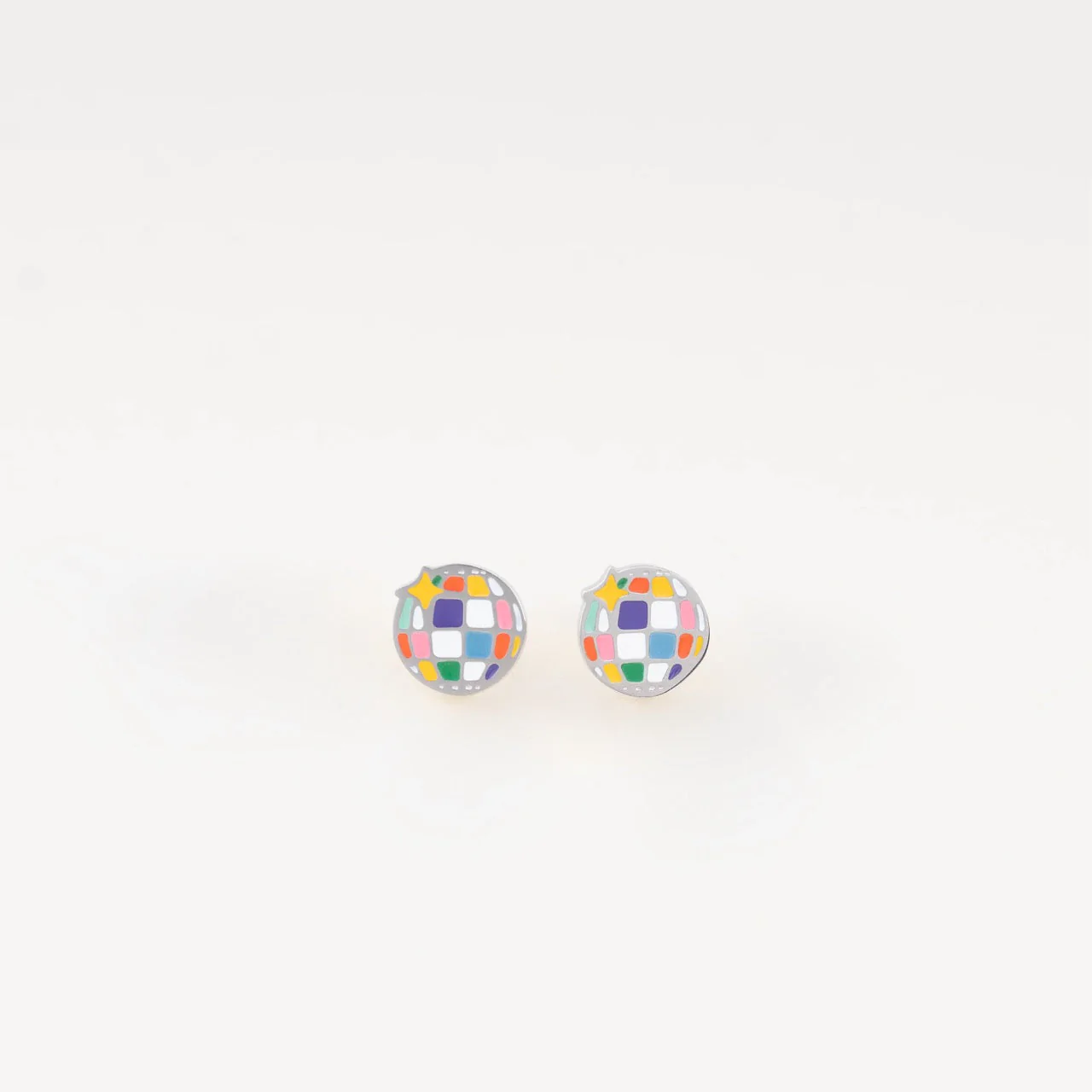 Disco Ball Stud Earrings - Image 2