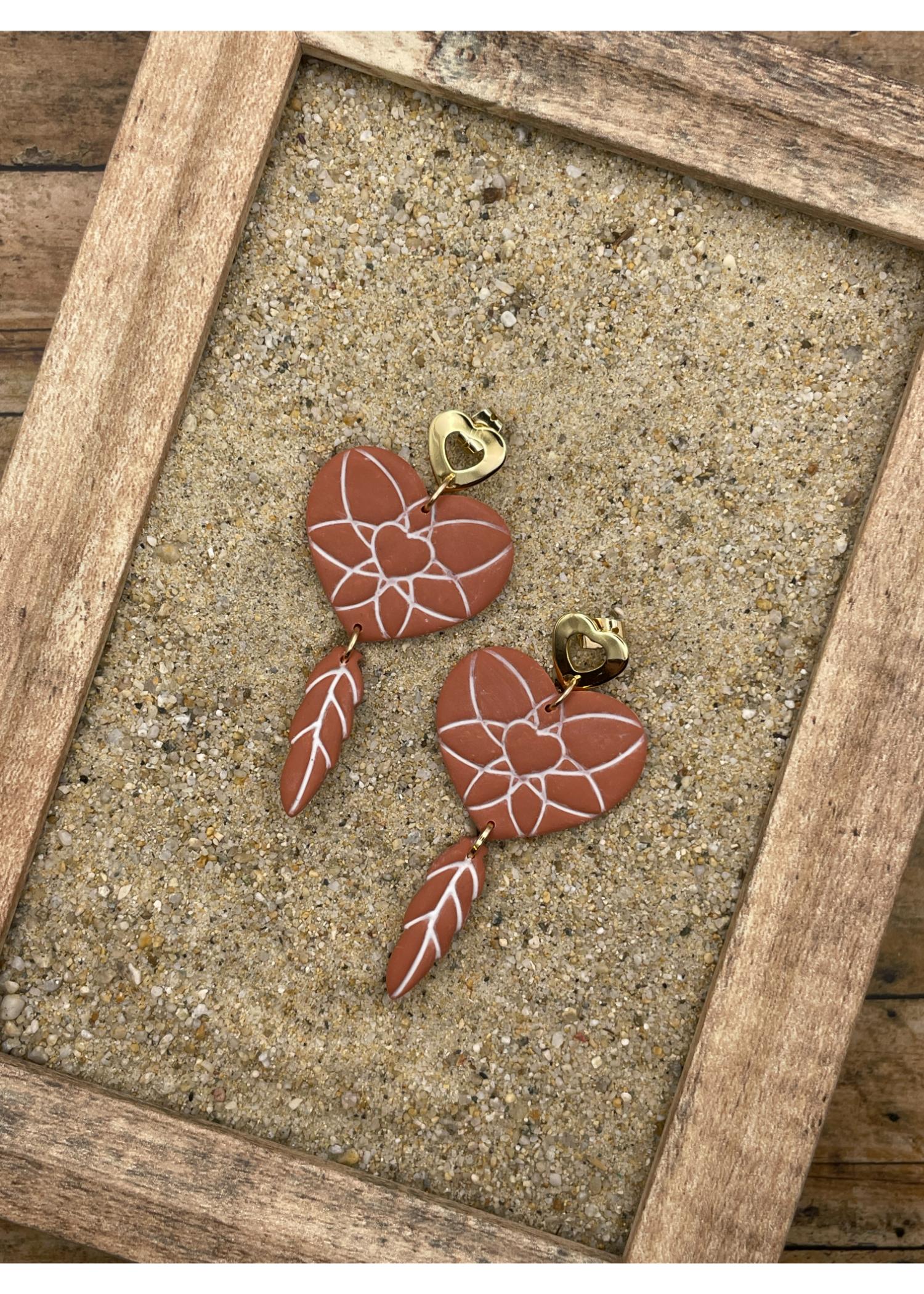 Dream Catcher Dangle Earrings - Image 3