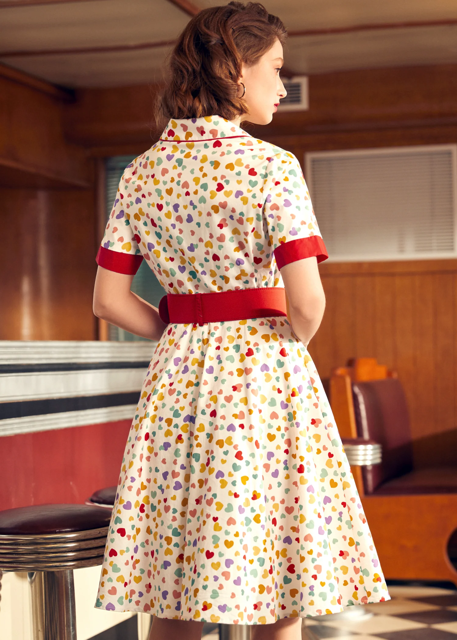 Elegant Epoch Belted Shirtdress - Image 3