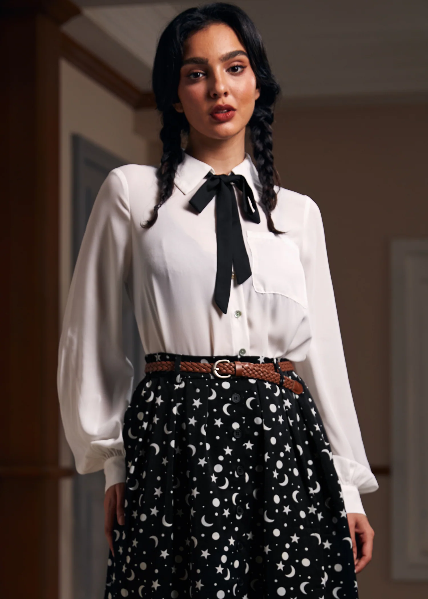 Enchanted Evening Collared Blouse - Image 2