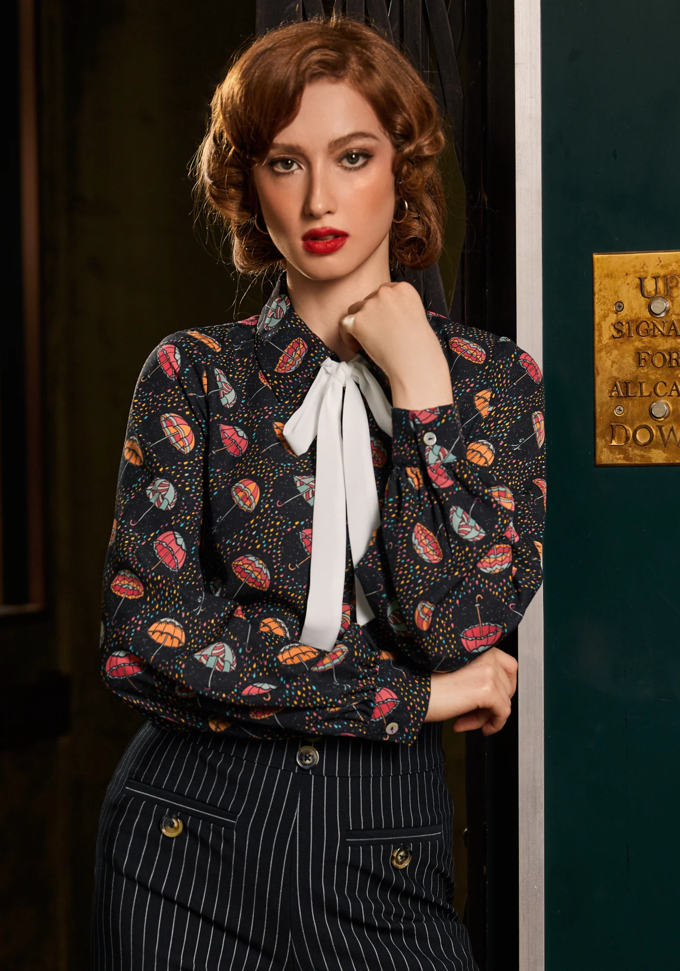 Enchanted Evening Collared Blouse - Image 5