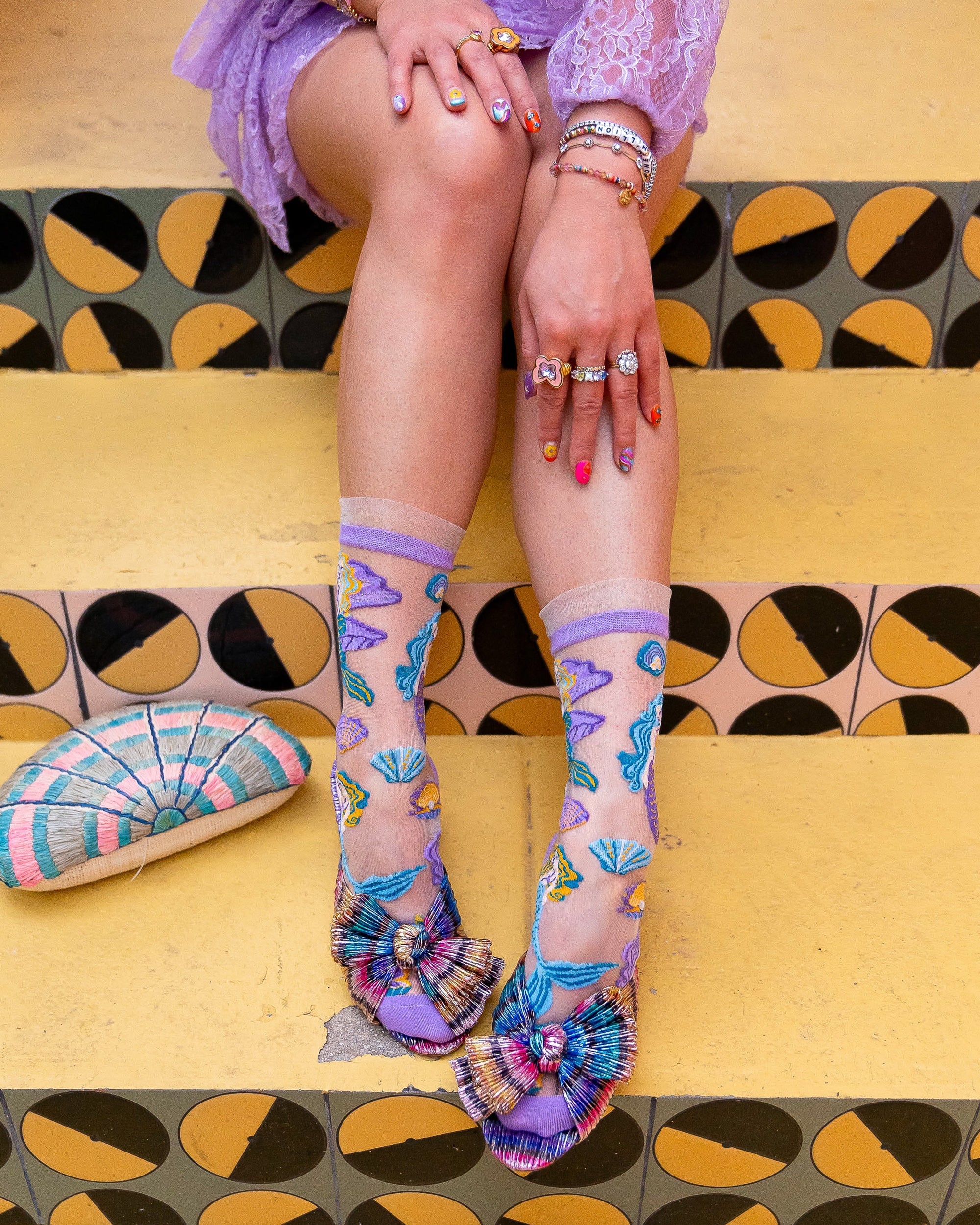European Vacation Sheer Socks Bundle - Image 11