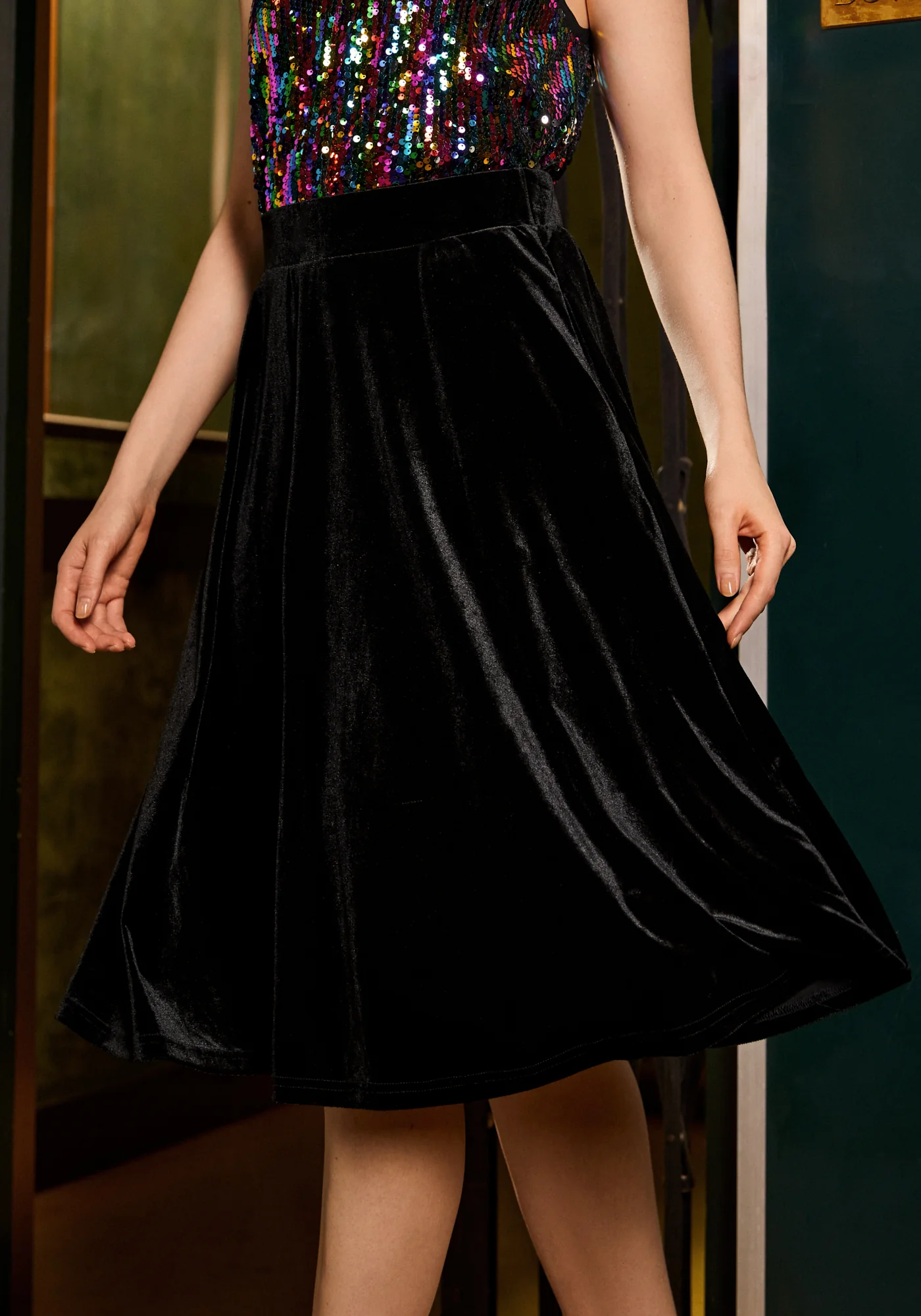 Excellence Attained Knit Midi Skirt - Image 3